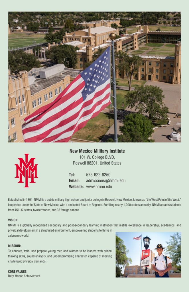 Nmmi Rings New Mexico Military Institute - HED Higher Education Directory USA Edition